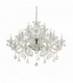 COLOSSAL crystal ivory pendant light 15 lights