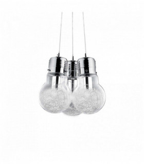 Lampada a sospensione in alluminio LUCE MAX 3 lampadine