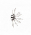 White CORALLO 3-light wall light