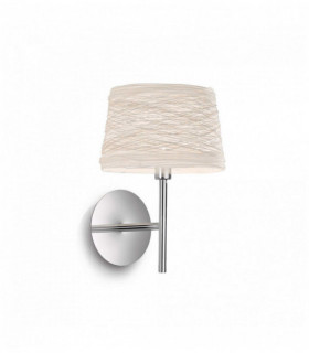 Lampada da parete a 1 luce BASKET bianca