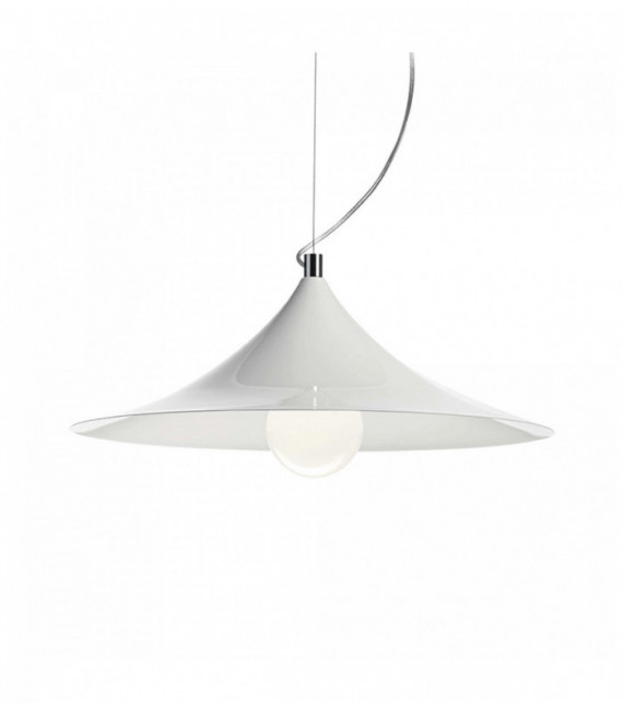 White MANDARIN pendant light 1 bulb