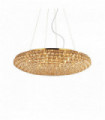 Golden KING crystal pendant light 12 bulbs