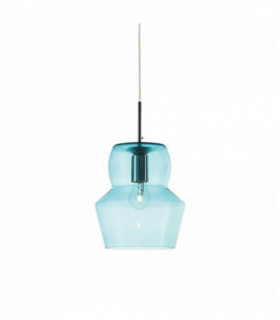 Suspension Bleue ZENO 1 ampoule Diamètre 22 Cm