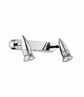 ALFA 2-Licht Chrom Wandleuchte