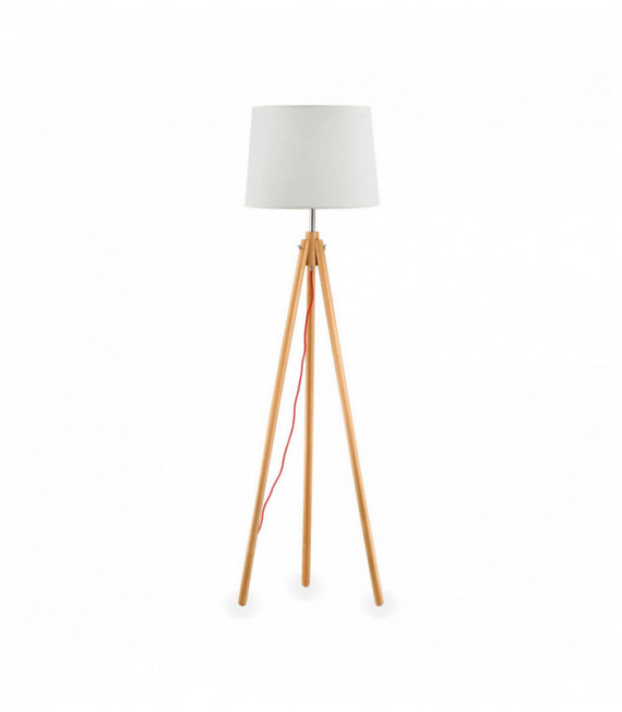 Wood floor lamp YORK 1 bulb