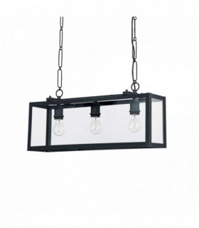 Black pendant IGOR 3 bulbs