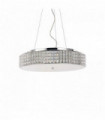 Suspension Chromée en cristal ROMA 9 ampoules