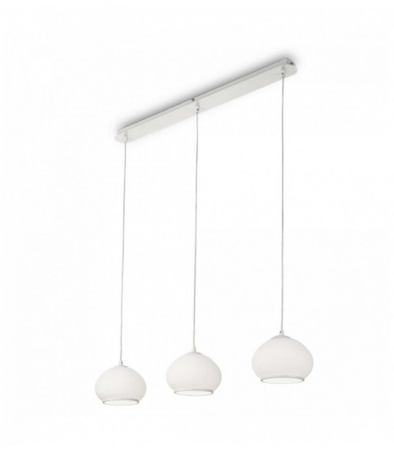 Sospensione MAMA Bianca 3 Lampadine Diametro 30 Cm