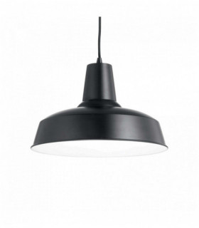 Black MOBY pendant light 1 bulb