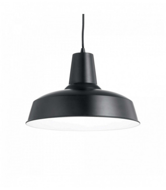 Lampadario MOBY nero 1 lampadina