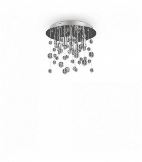 Chrome ceiling light NEVE 5 bulbs