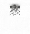 Chrome ceiling light NEVE 5 bulbs