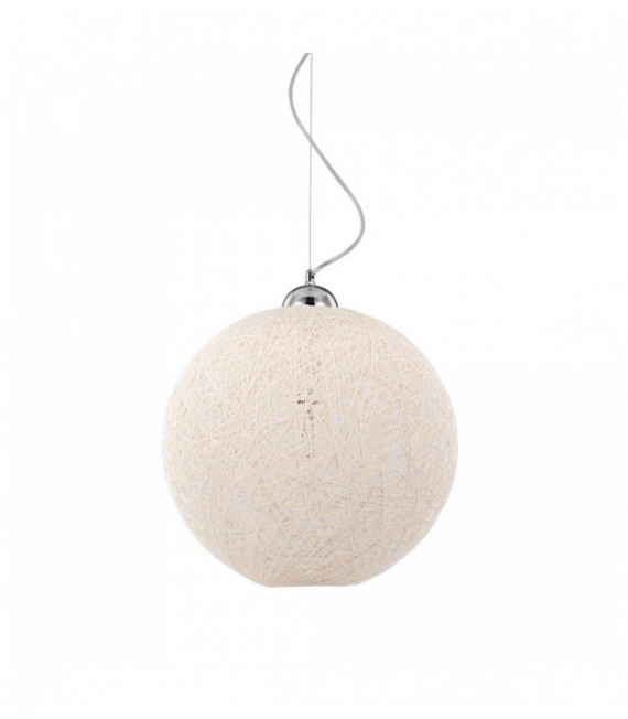 White BASKET pendant light 1 bulb Diameter 36 Cm