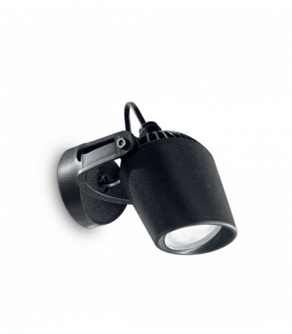 Black wall light MINITOMMY 1 bulb