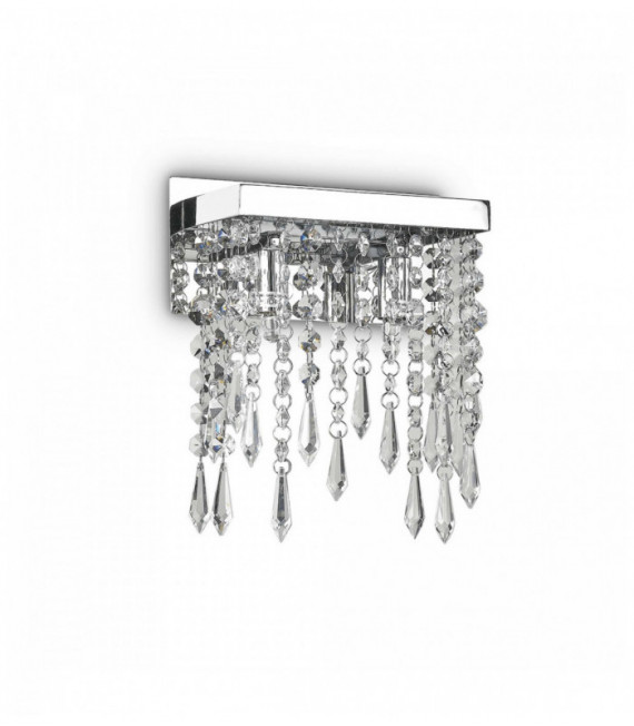 Applique in cristallo trasparente GIADA CLEAR 2 lampadine