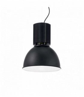 Suspension Noire HANGAR 1 ampoule