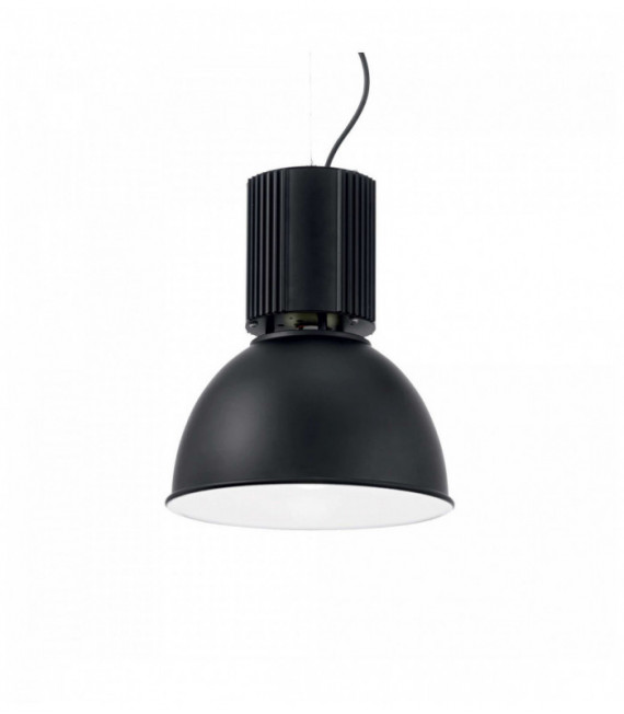 Hangar negro colgante 1 bombilla