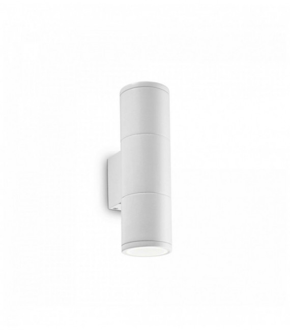 Applique murale Blanche GUN 2 ampoules en aluminium