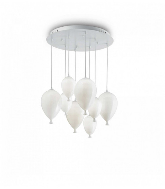 Suspension Blanche CLOWN 8 ampoules