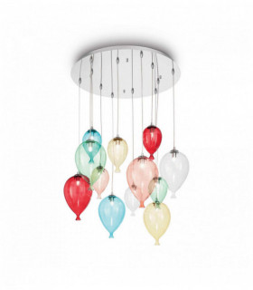 Suspension Multicouleur CLOWN 12 ampoules