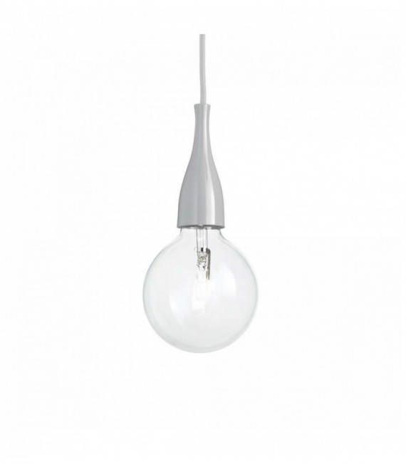 Gray MINIMAL pendant light 1 bulb