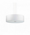 White WOODY pendant light 5 bulbs