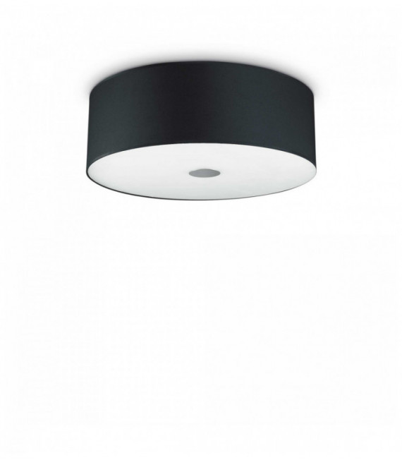 Lampada da soffitto nera WOODY 4 lampadine