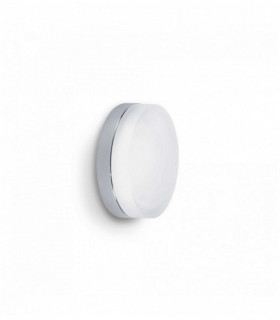 White TOFFEE ceiling light 1 bulb in metal