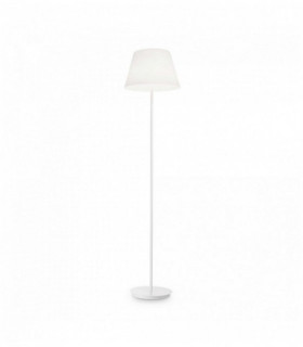 ZYLINDER weiße Stehlampe 2 Glühbirnen