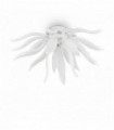 Ceiling light White LEAVES 6 bulbs