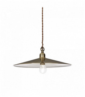 CANTINA Brown Pendant Light 1 bulb Diameter 40 Cm