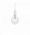 White pendant light EDISON 1 bulb