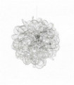 Hanging Silver DUST 12 bulbs