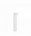SIRIO White Floor Lamp 2 Aluminum Bulbs