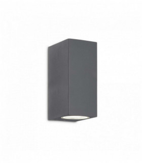 Anthracite UP wall light 2 bulbs