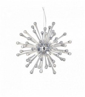 PAULINE Smoke Pendant 8 bulbs