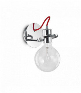 RADIO chrome wall light 1 bulb