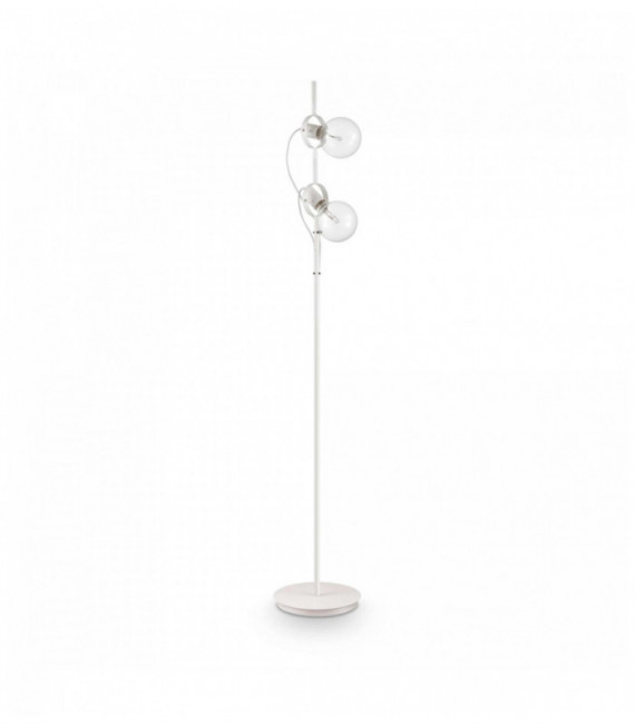 RADIO white floor lamp 2 bulbs