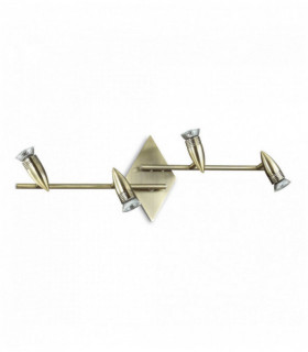 Plafoniera marrone ALFA 4 lampadine