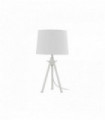 White YORK 1-light table lamp
