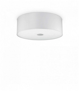 Plafoniera bianca WOODY 5 lampadine