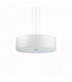 White WOODY pendant light 4 bulbs