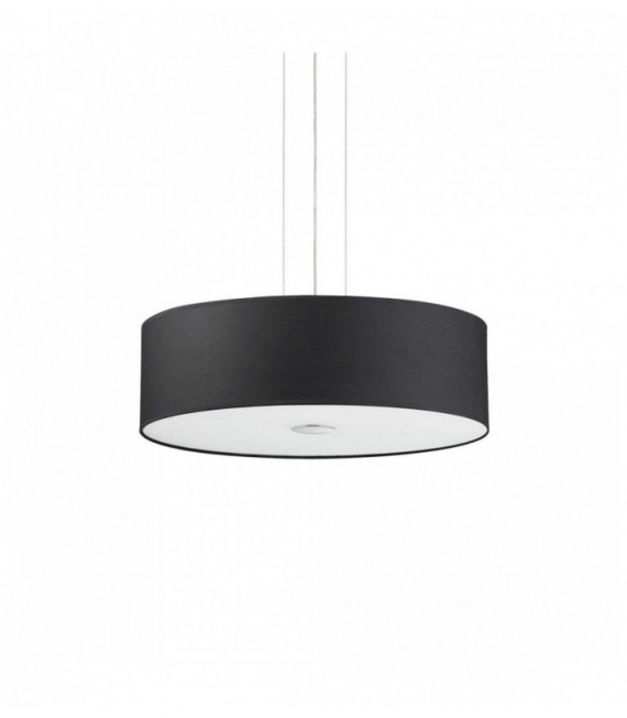 Black WOODY pendant light 4 bulbs