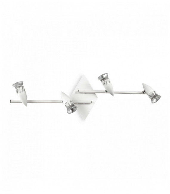 Plafoniera bianca ALFA 4 lampadine