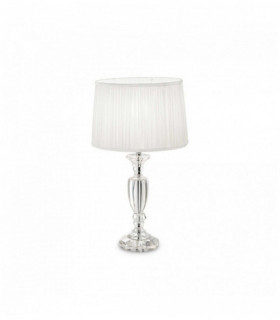 Weiße Designer Tischlampe KATE 1 Glühbirne