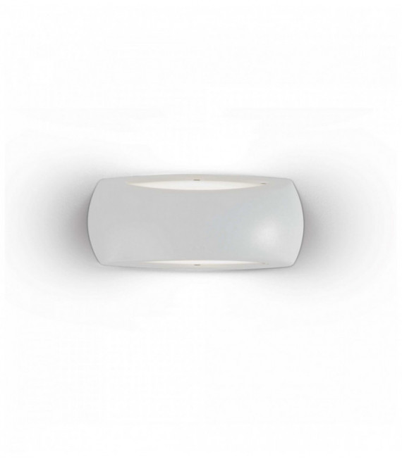 Aplique de pared FRANCY 1 bombilla de resina Blanche
