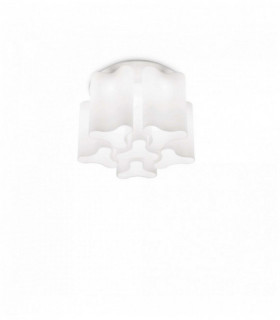 Plafón COMPO blanco 6 focos