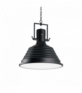 Lampada a sospensione nera FISHERMAN 1 lampadina