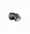 XENO black wall light 1 bulb