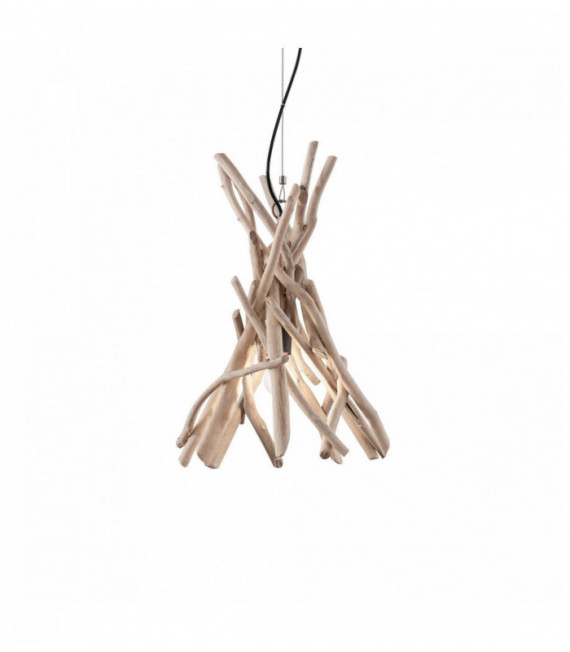 Lampada a sospensione in legno DRIFTWOOD 1 lampadina